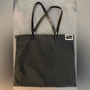 Fendi Zucca Canvas Tote Bag